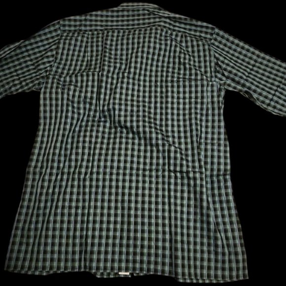 Georg Roth Germany Men's Green and Black Button-Down Shirt (Size L) - Picture 2 of 3
